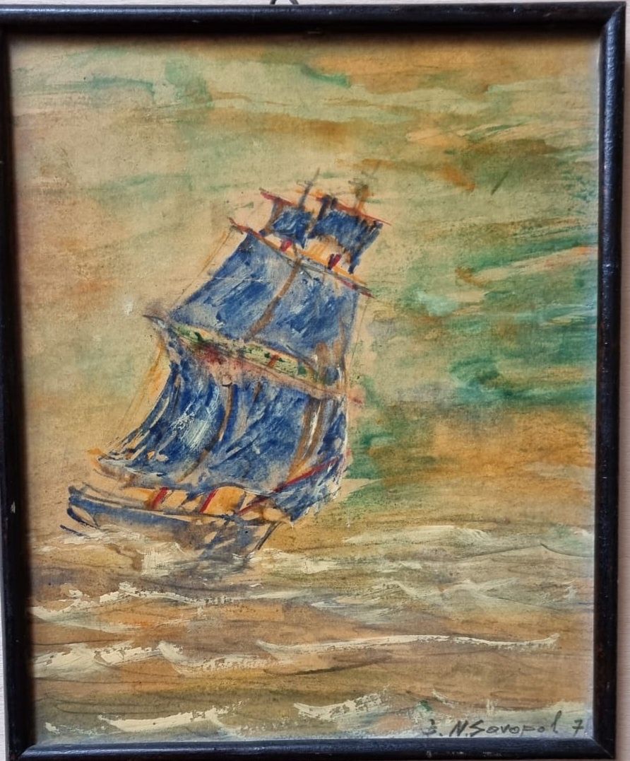 Pictură  "Marină" - Nicolae Savopol