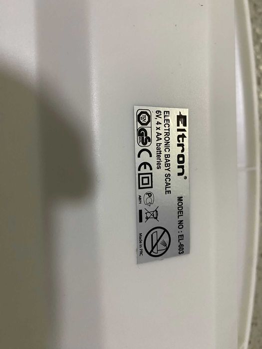 Cantar bebelusi afisaj LCD + metru masurat, capacitate 20Kg Eltron