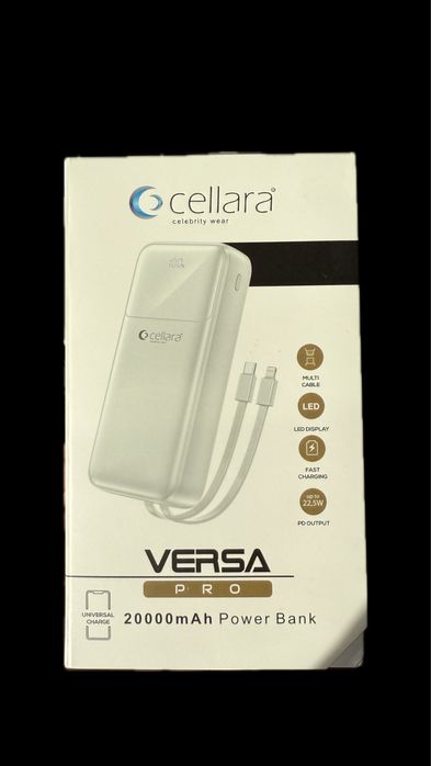 Baterie externa 20.000 mAh Cellara VERSA PRO
