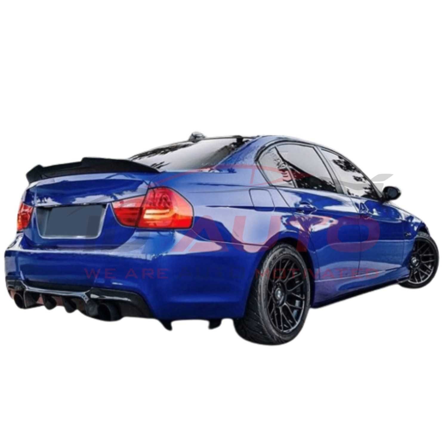 Лип спойлер за BMW 3 Series E90 PSM стил - (2005–2011), черен, bmw
