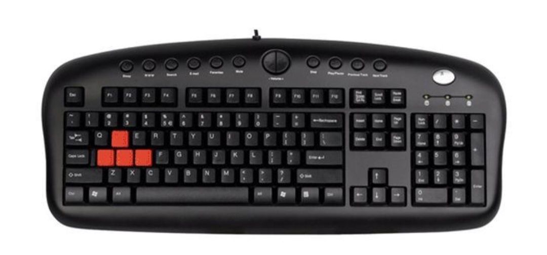 A4Tech KB-28G-1 е геймърска/мултимедийна клавиатура.