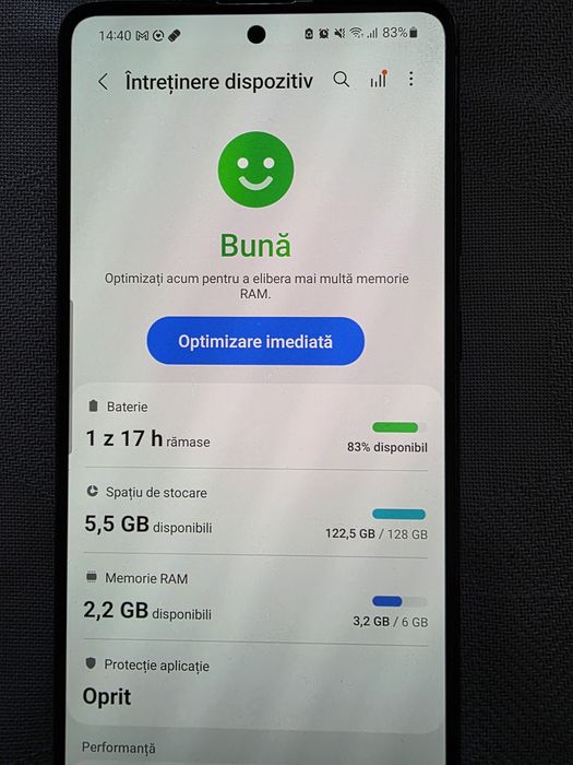 Mobil Samsung Galaxy 10 Note, 256 GB, stare foarte bună