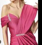 Rochie lunga fuchsia