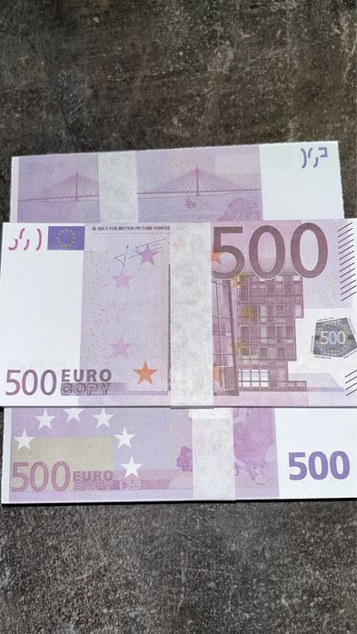 Реквизитни банкноти от 500€