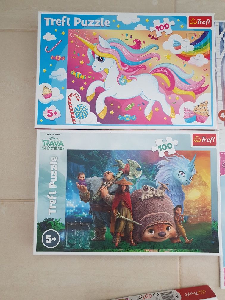 Puzzle Disney Princess Frozen Raya Sofia 1