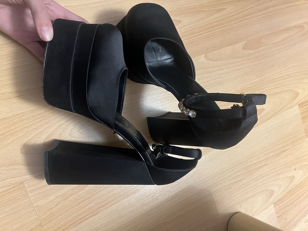 Versace Medusa Platform Heels