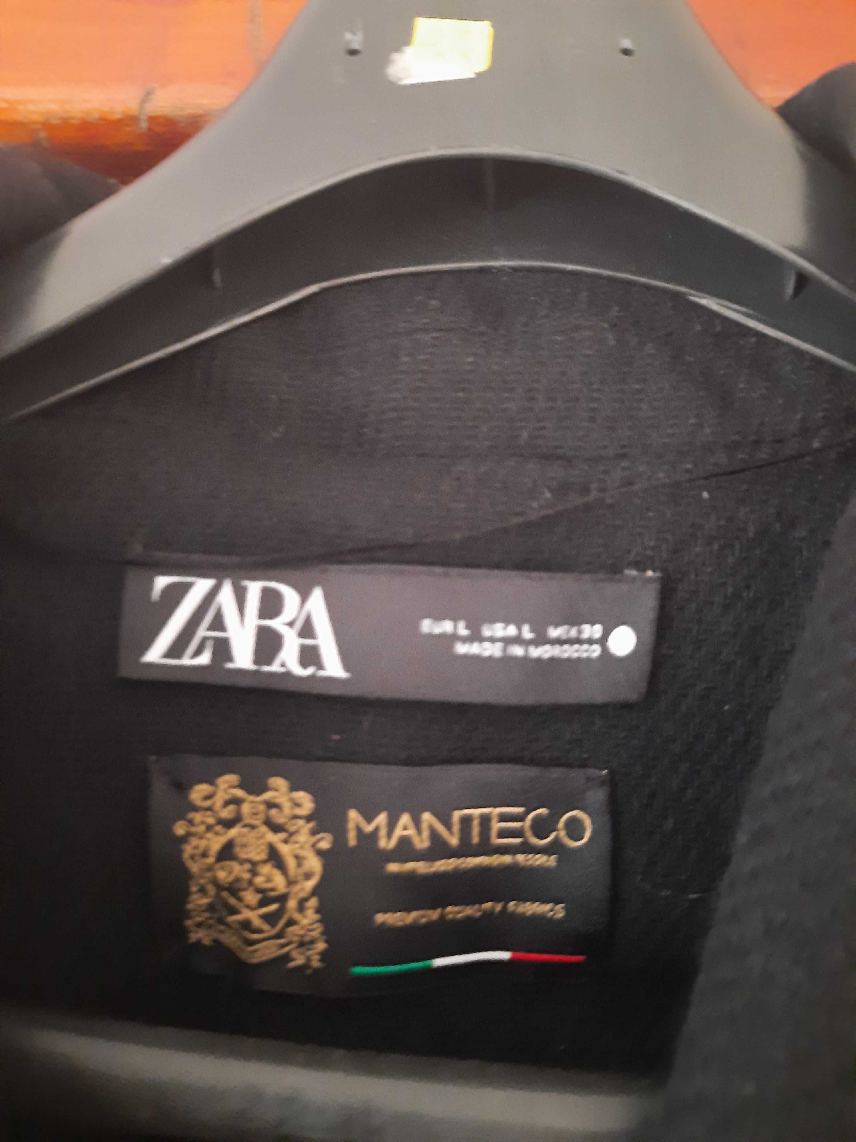 ТРИ вълнени Палта ZARA, серия Monteco, с 87% вълна в състава си