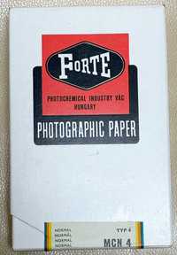 Hartie fotografica color + alb negru FORTE 9x14cm 3 pachete anii '90