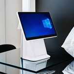 POS Сенсорный моноблок Windows intel core i3 4/64 белый