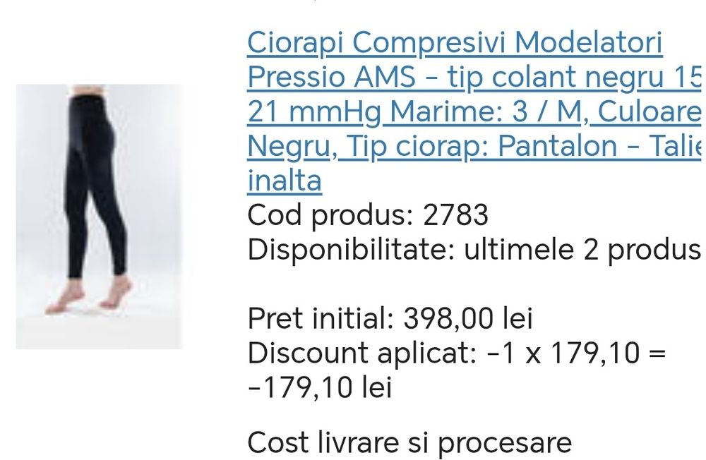 Ciorapi compresivi.