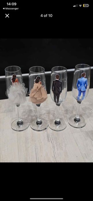 ~Персонализирани Чаши за Моминско парти, Сватба, Бал, Кумуве, Шаферки°