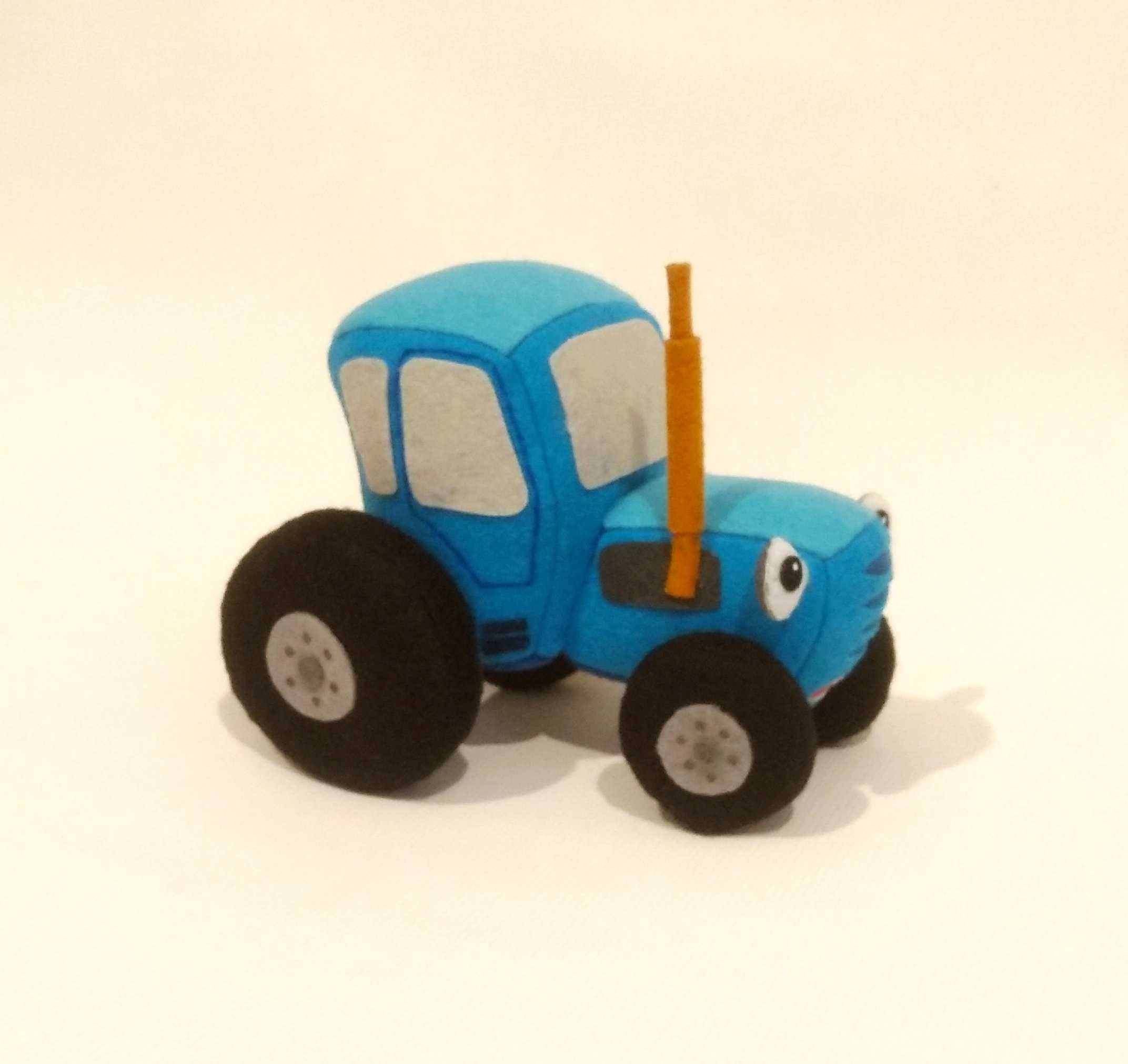 Синий трактор (мягкий)