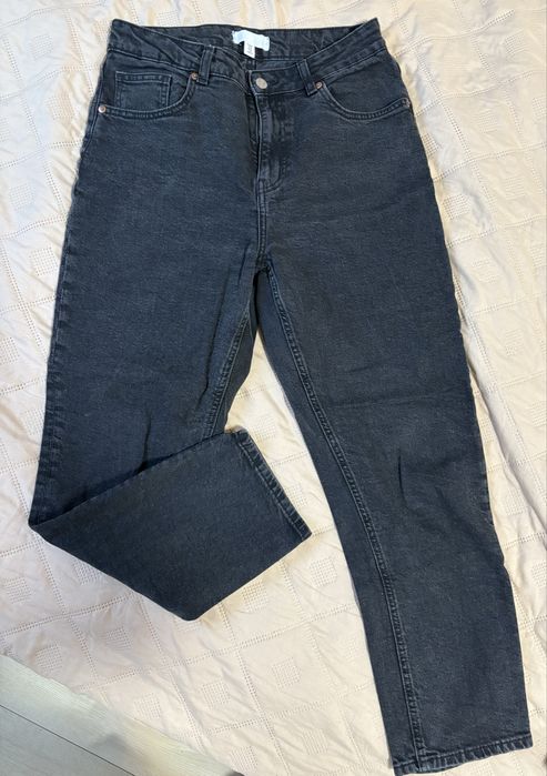 Черни дънки HM Mom fit