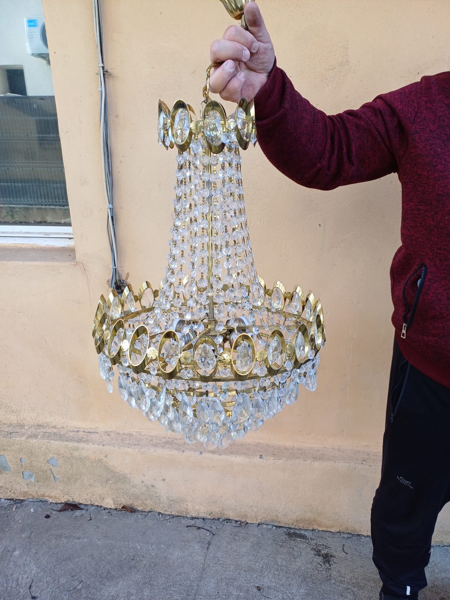 Lustre vechi cristal