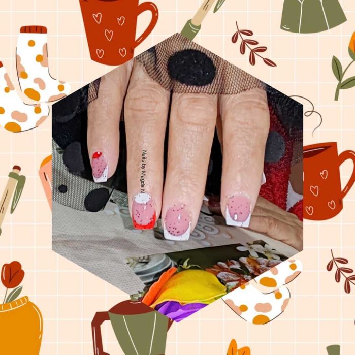 Unghii cu gel si semi