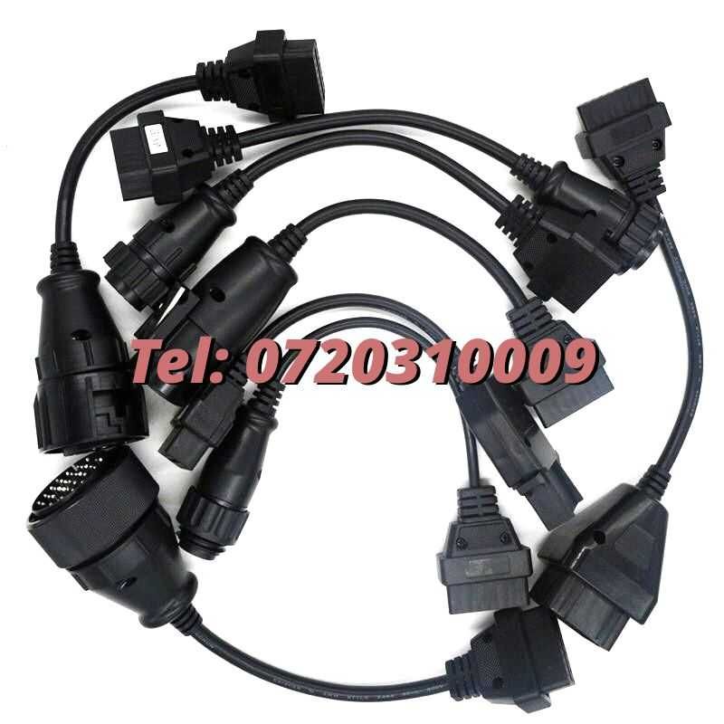 Set De 8 Cabluri Adaptoare Obd2 Autocom Delphi Camioane Dube