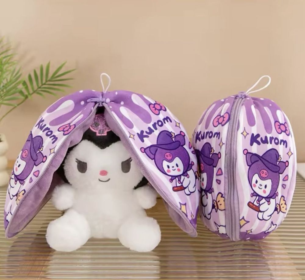 Плюшена играчка Hello Kitty Kuromi, Кити Куроми плюшени играчки 25см
