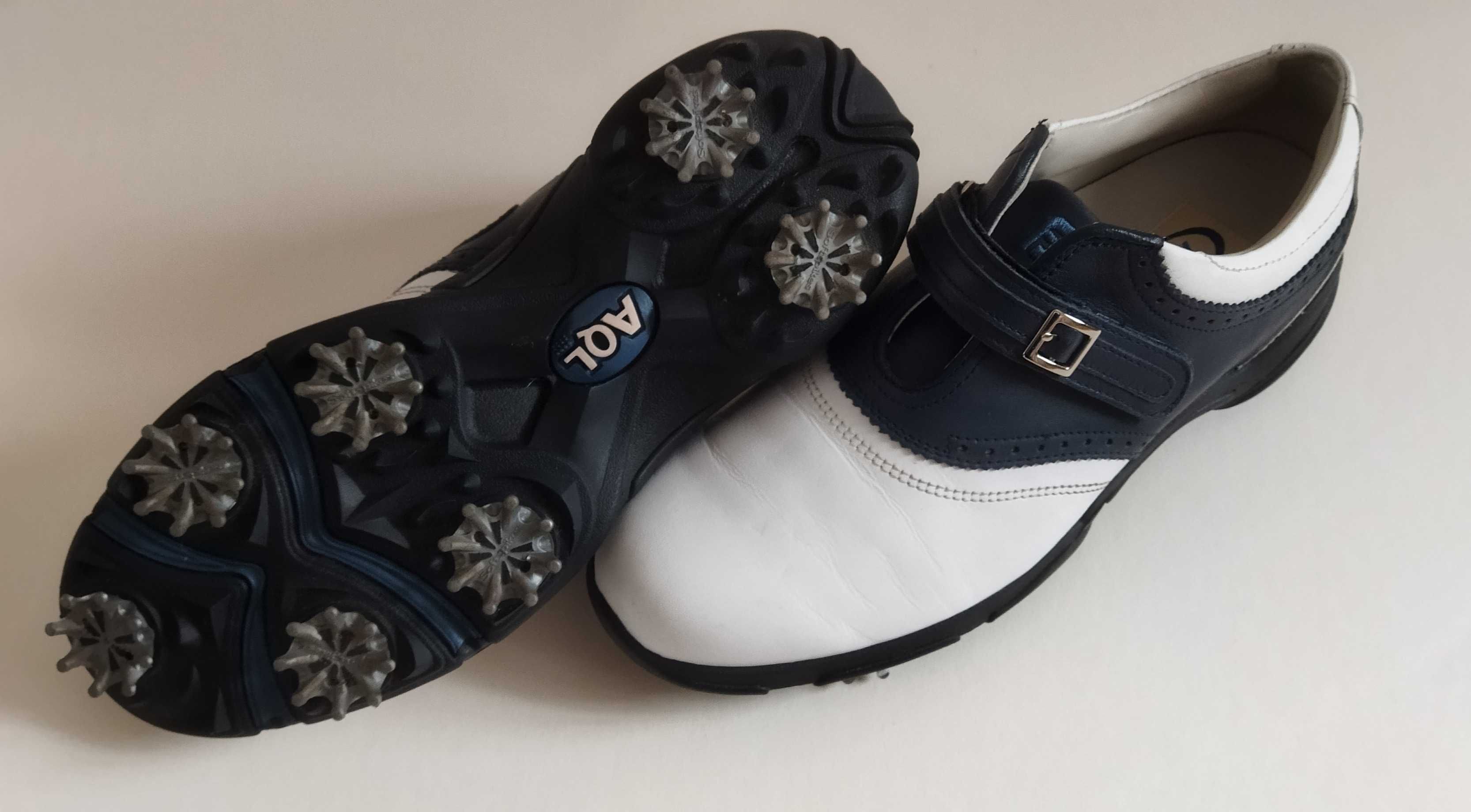 Женски обувки за голф FootJoy AQL, Обувки за спорт, Цвят бяло/черно