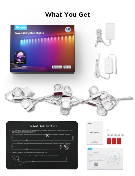 Govee RGBIC String Downlights