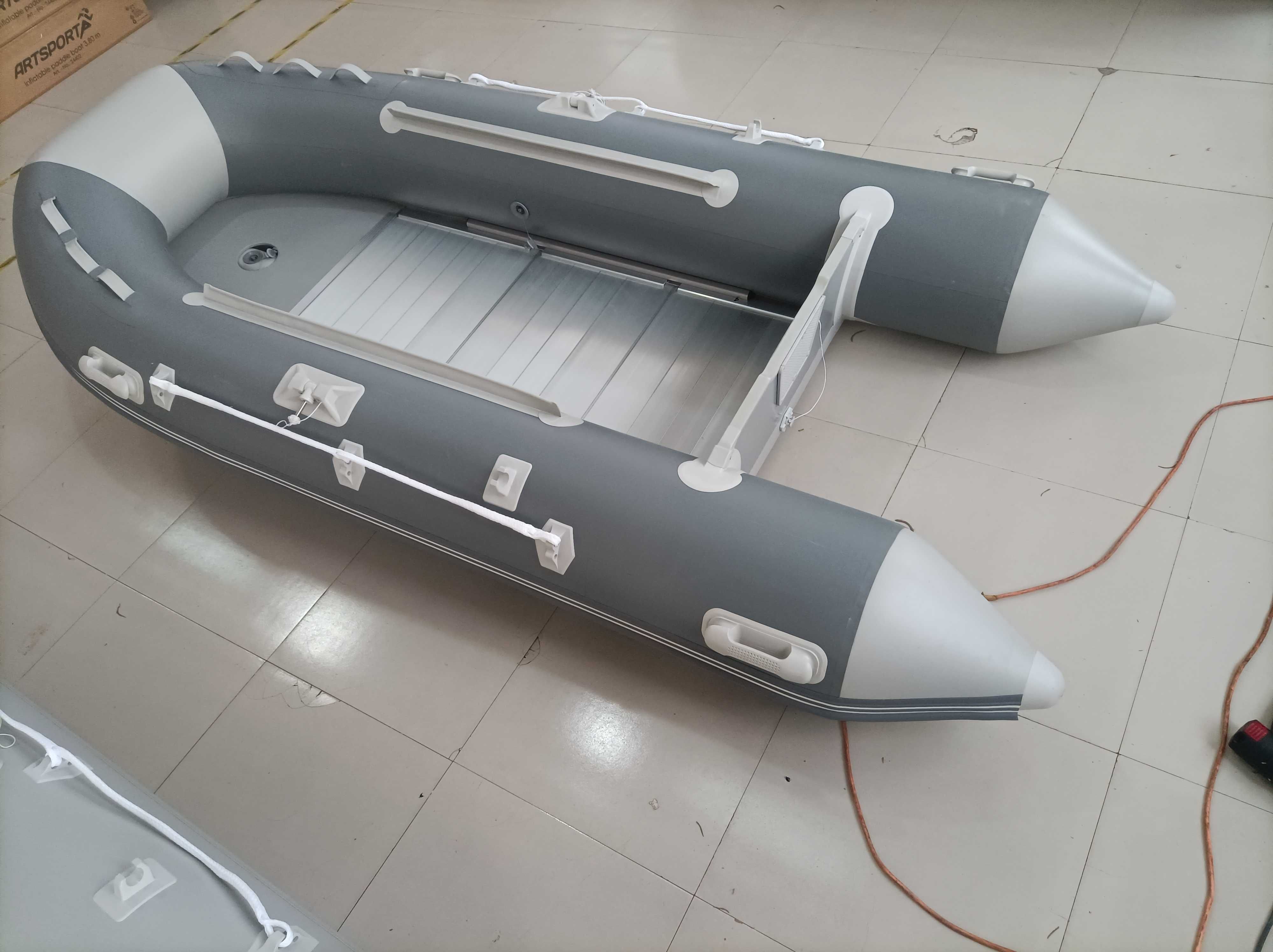 Barca Gonflabila AD 320cm Visoli cu podina din aluminiu si chila V