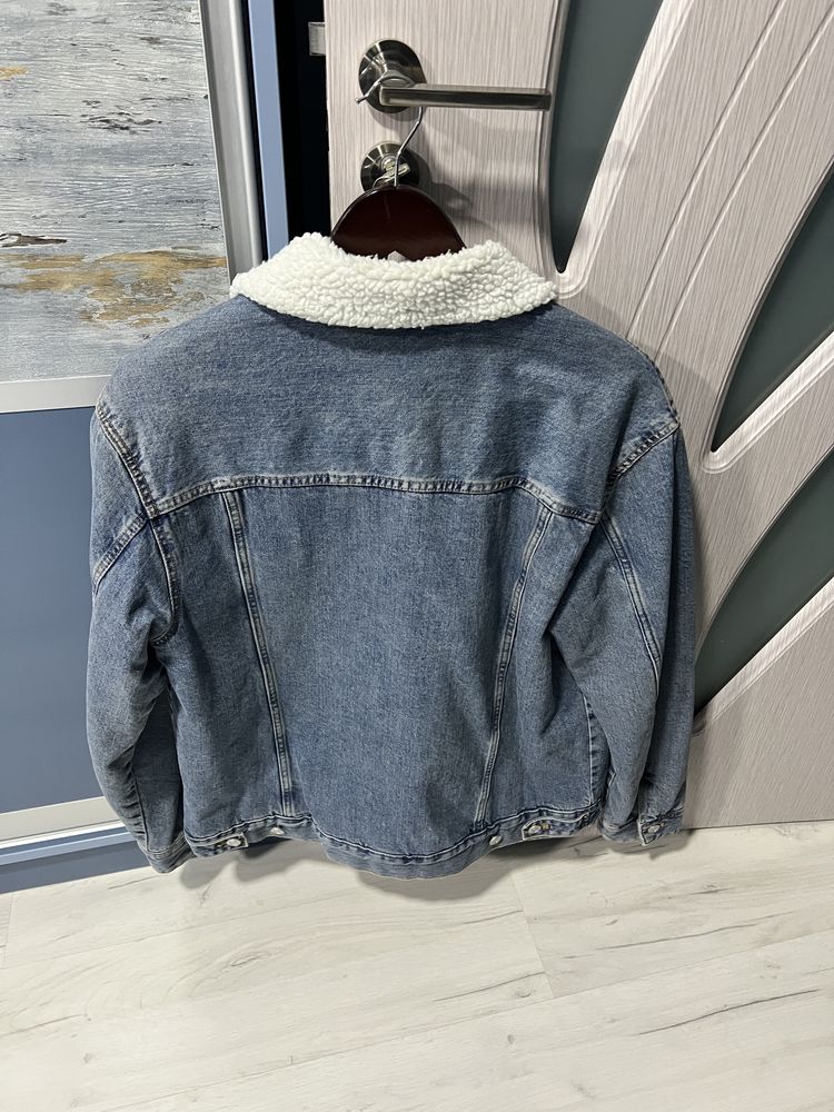 Дънково мъжко яке с пух - H&M