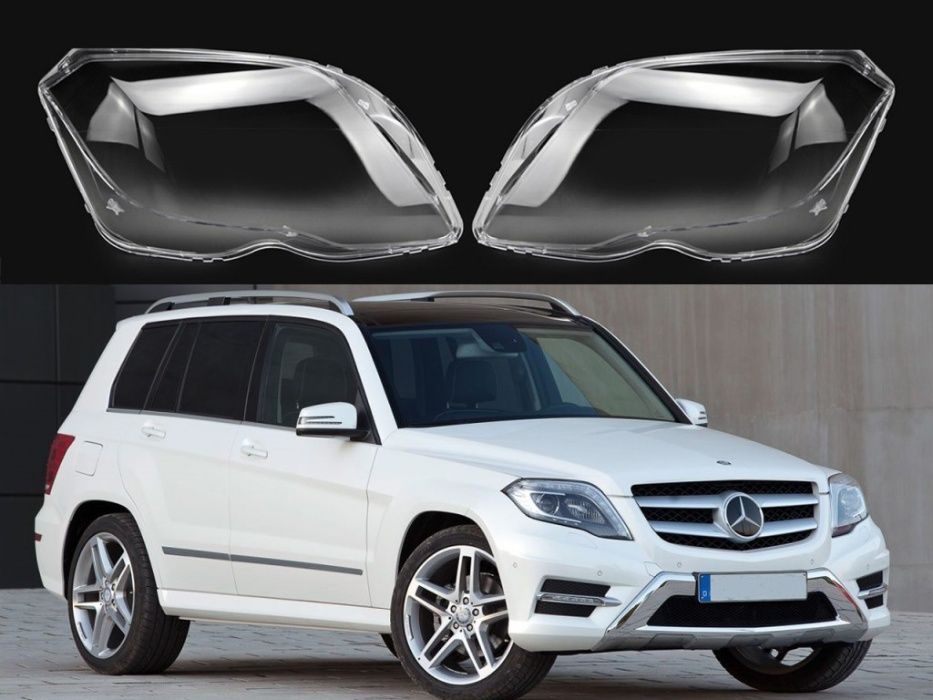 Комплект Стъкла за фарове на Mercedes GLK X204 Facelift / Мерцедес ГЛК
