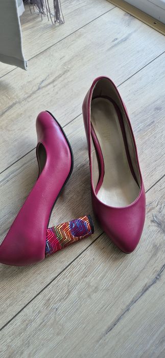 Pantofi piele roz nr 36