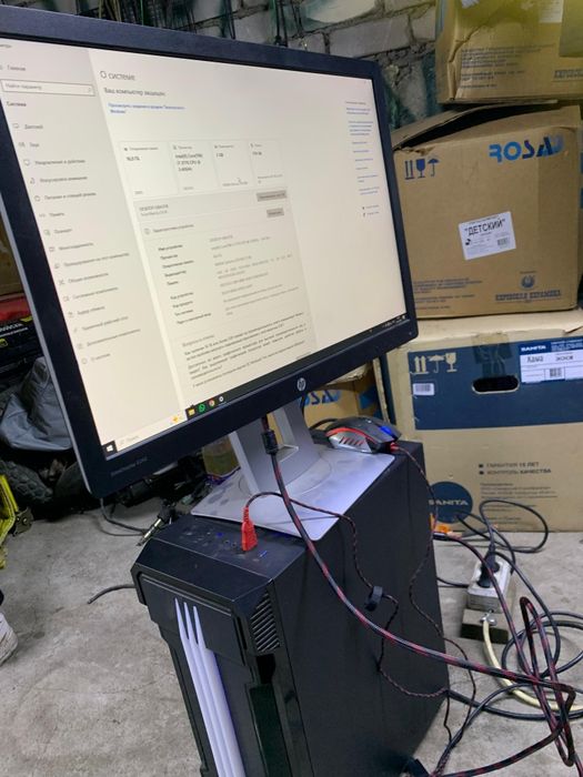 Комп сатам жагдаиы оте жаксы клавиш мышка наушник барі бар