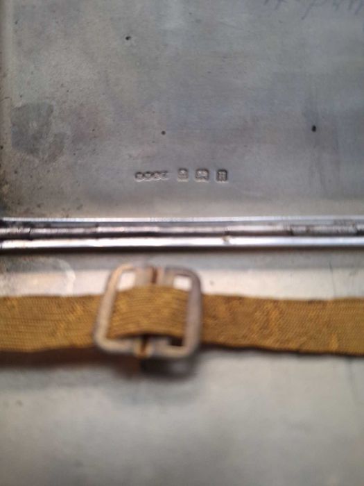 Сребърна английска табакера 1933 г. - 219 грама Sterling Silver