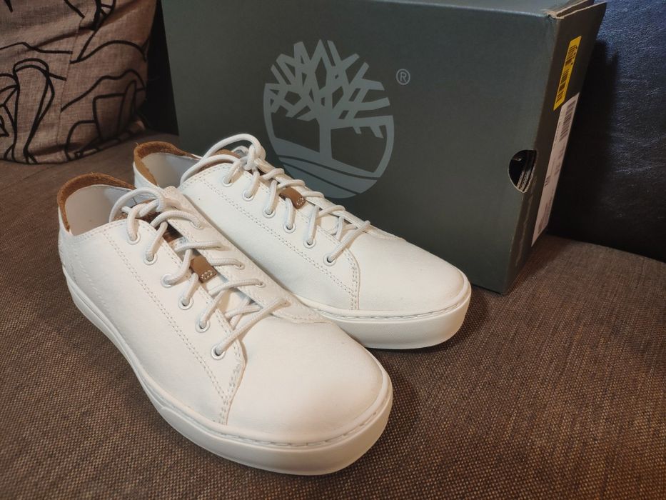 Timberland Adventure 2.0 Leather/Fabric Oxford White Canvas
