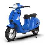 Scuter electric Kinderauto Retro 350W 24V 10Ah cu roti gonflabile Blue
