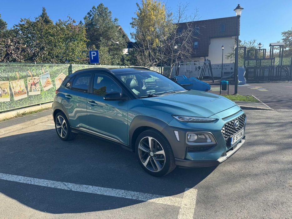 Hyundai Kona 1.0 T-GDI (roti iarna incluse, premium trim, full option)