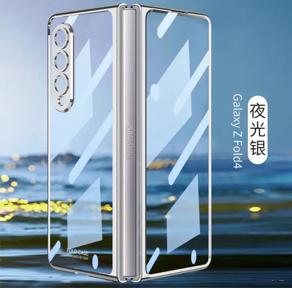 Husa Plastic Fata Spate Insertie Lucioasa Samsung Z FOLD 3 Z FOLD 4 5