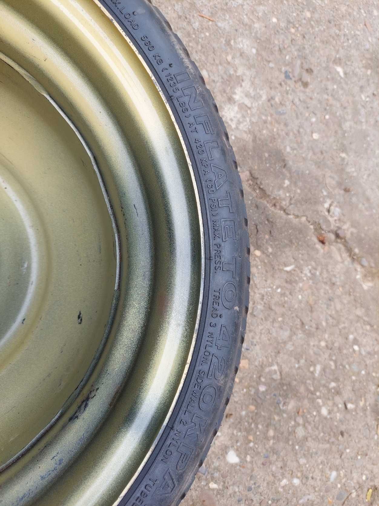 Roata de rezerva slim 4x100