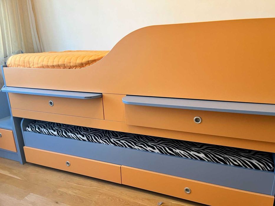 Детско двуетажно разтегателно легло СТЕМАР