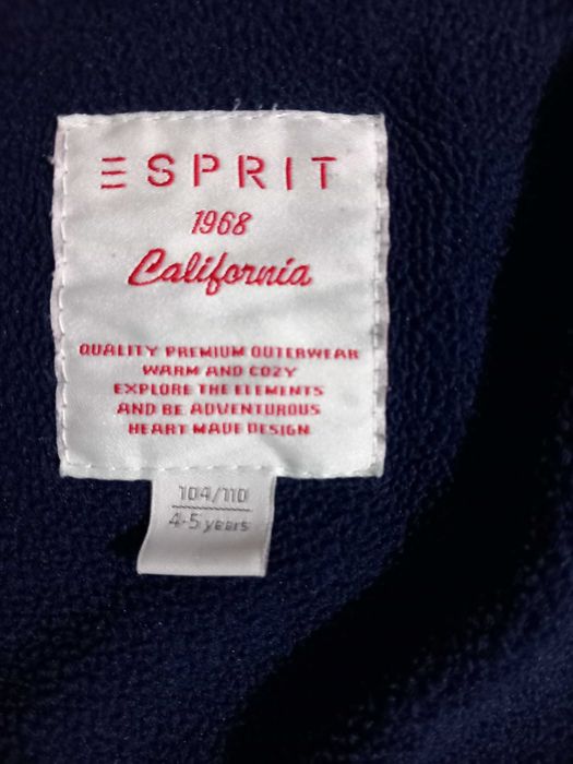 Детско зимно яке за момиченце ESPRIT 4-5г. + зимна шапка с полар