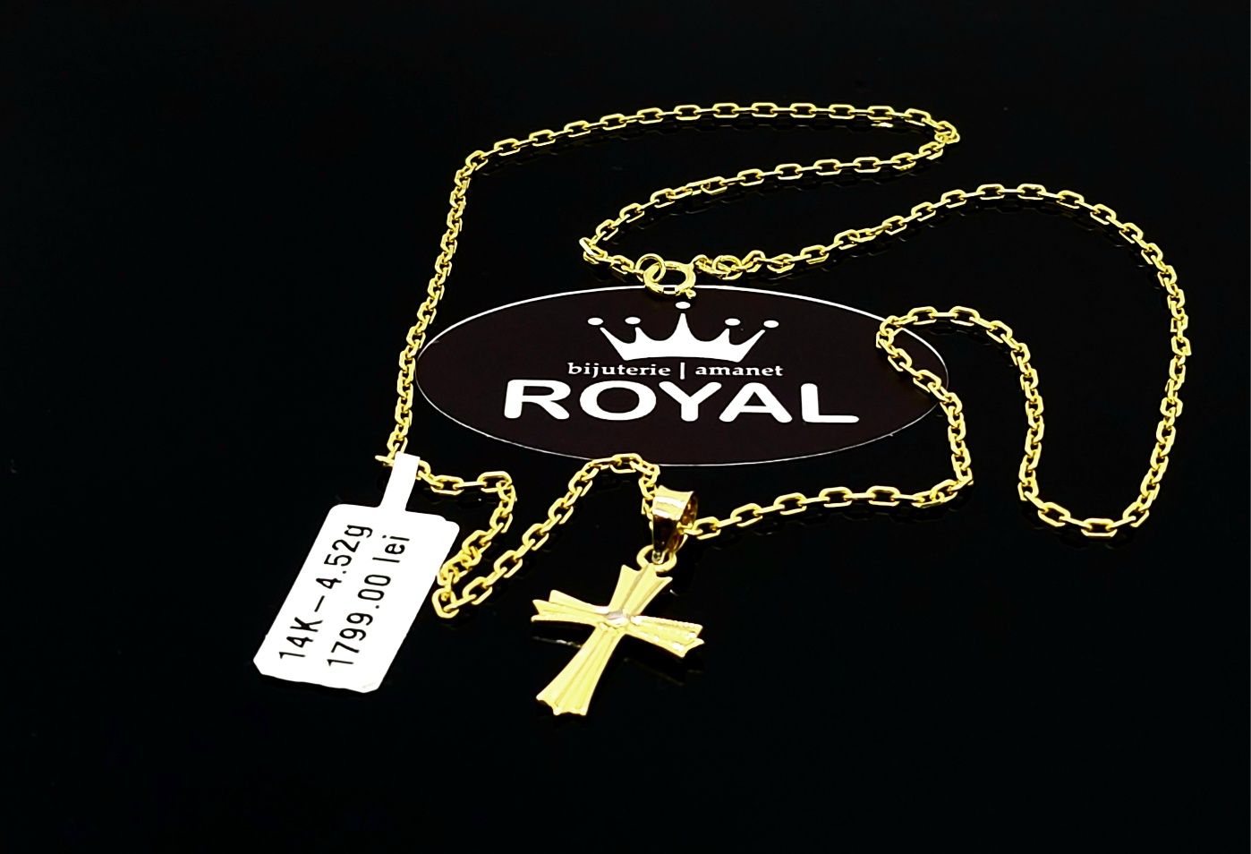 Bijuteria Royal lant din aur 14k 4.52 gr