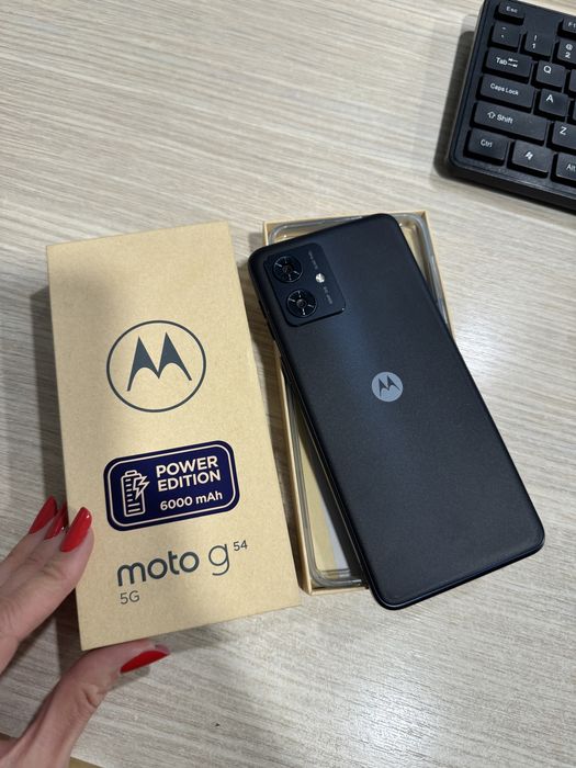 Motorola g54, Power Edition, 256GB/12GB RAM, 5G, Midnight Blue/CA NOU!