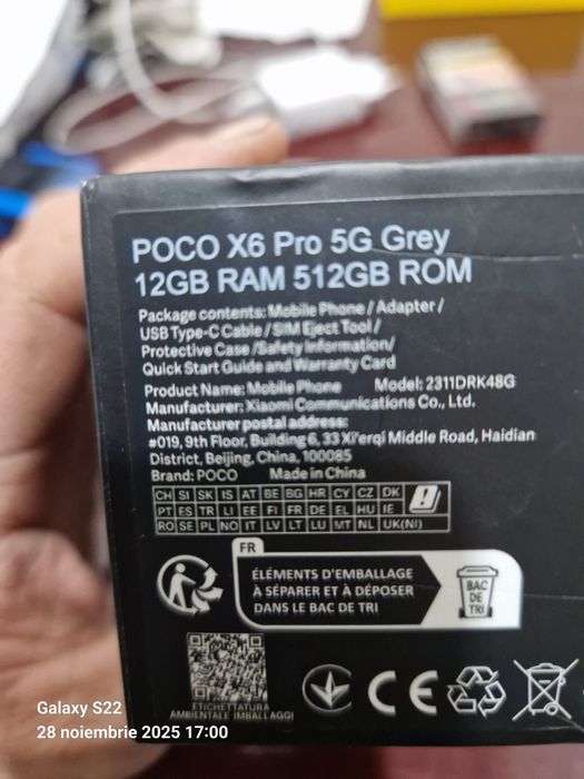 Xiaomi Poco x6 Pro Grey