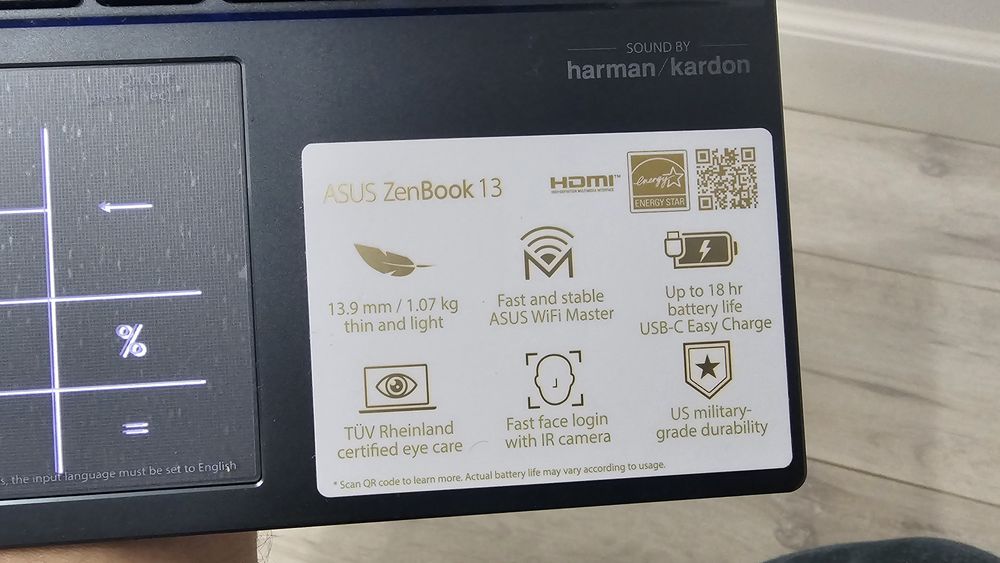 ASUS ZenBook i7- 13.3" OLED UX325EA cu procesor Intel® Core™ i7-1165G7