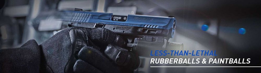 Pistol - LEGAL 25 Jouli - Cu Bile Cauciuc 50MM - FULL METAL Airsoft