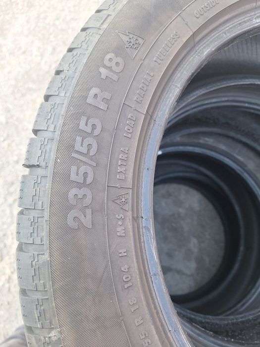 Anvelope Continental 235/55/18 m+s 4 buc ff bune
