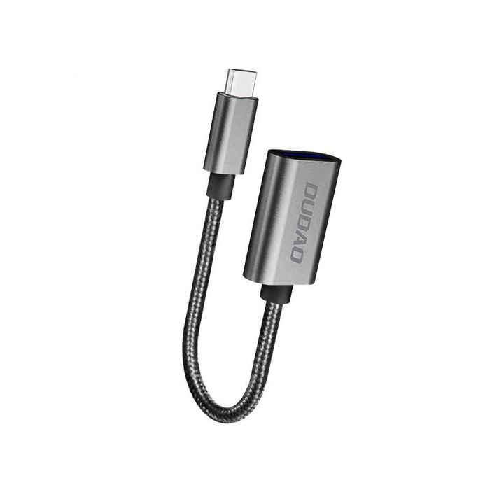 Adaptor OTG USB-C - USB-A Dudao L15T  Negru