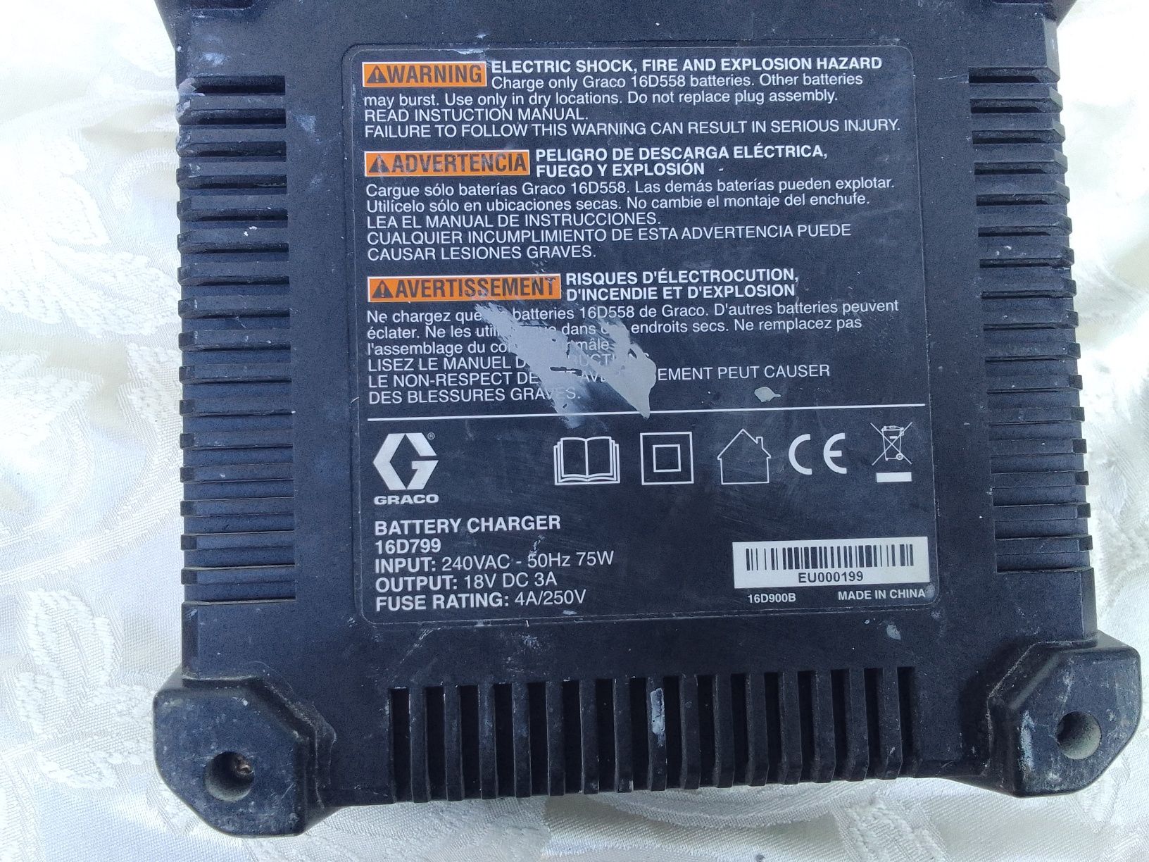 Акумулаторен безвъздушен пистолет Graco 18v li on