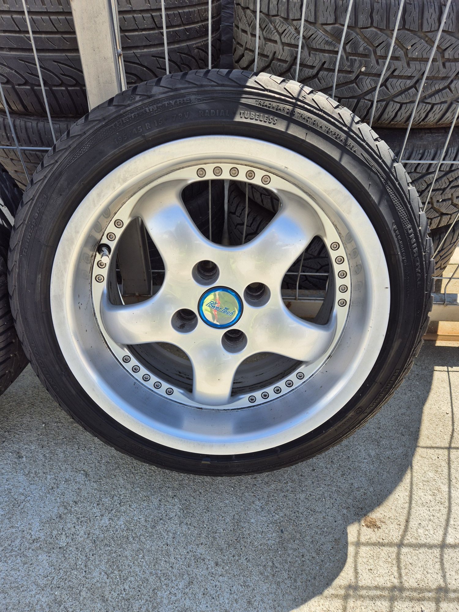 Джанти Intra Power Tech 15 цола , 4х100 , 8j ,et20 195/45/15 Vw Honda