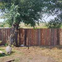 Забор деревянный высота два метра