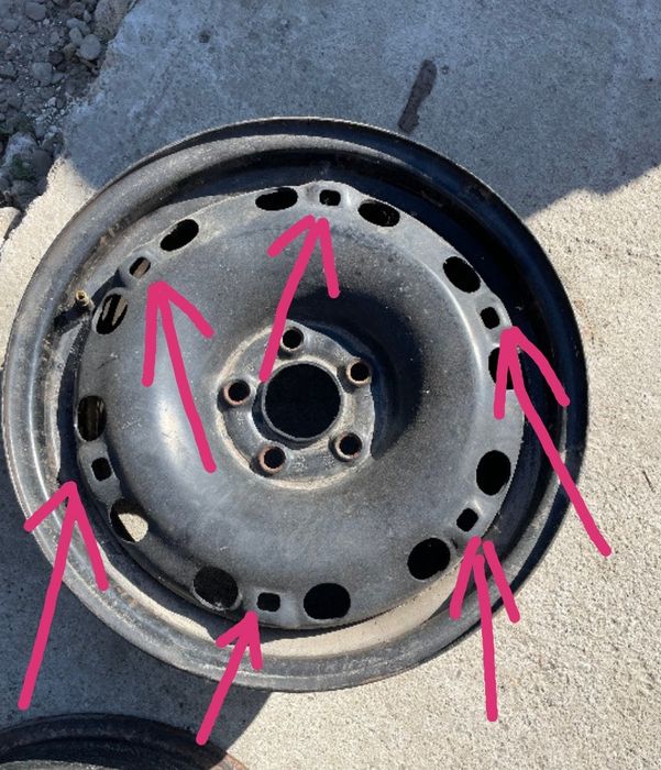 Set capace roti 15 Originale Volkswagen