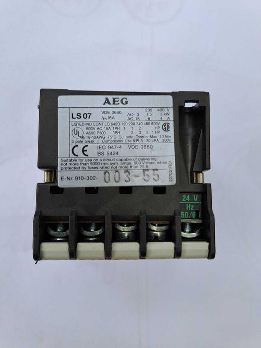 Contactori AEG LS 7 - 10E si AEG LS 07 - 10E