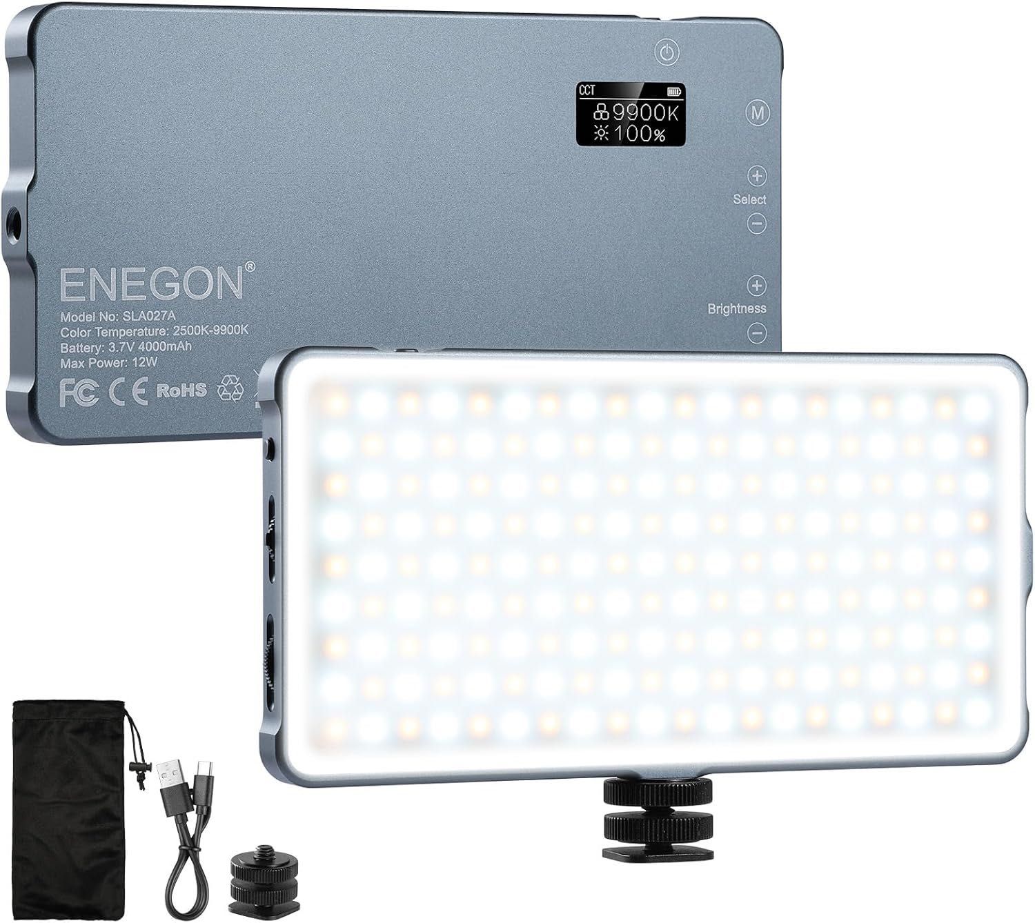 Светлина за професионални фотоапарати ENEGON презареждаема