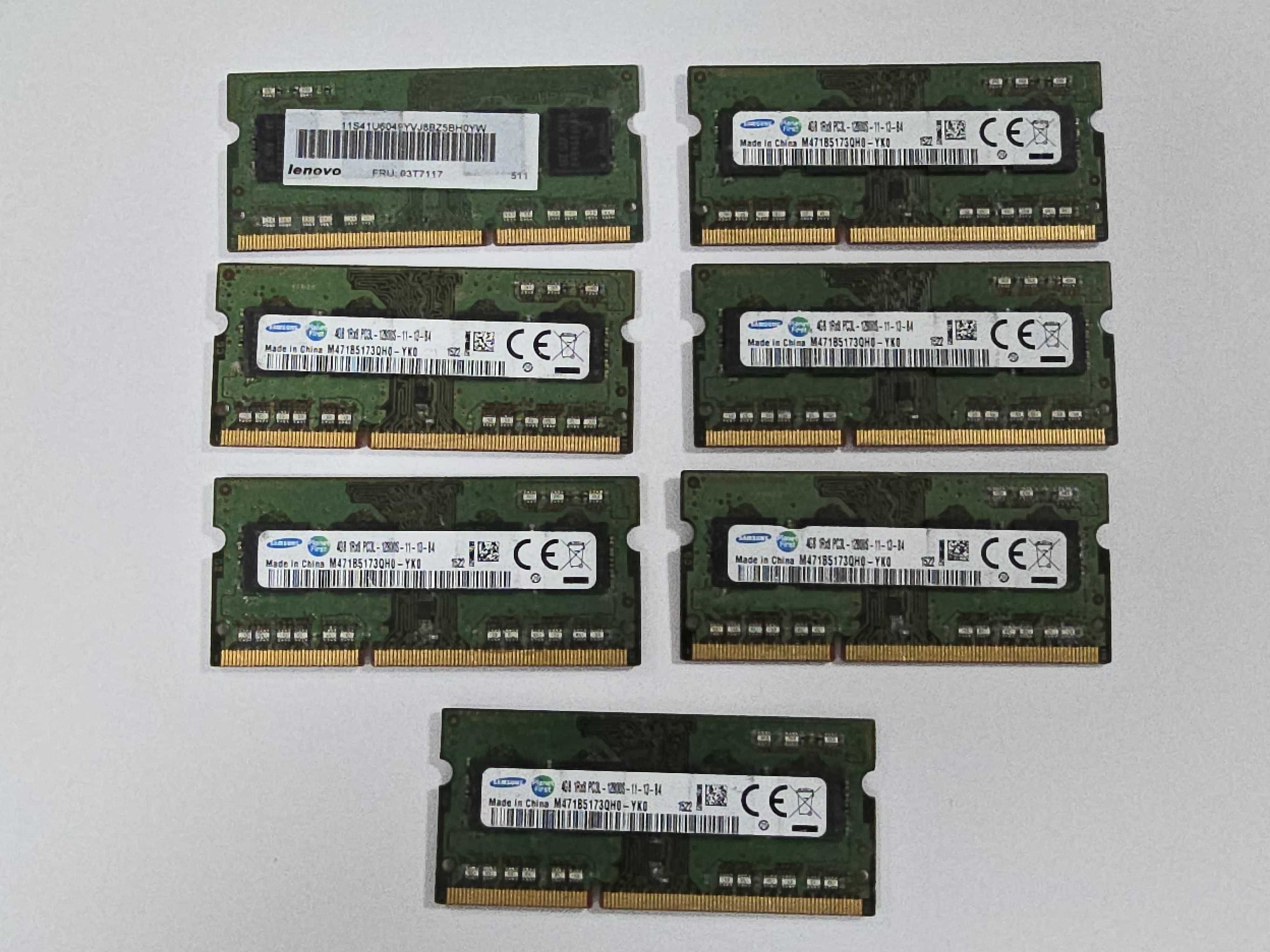 Memorie RAM laptop Samsung 4GB DDR3-1600MHz CL11 1.35V Low Voltage